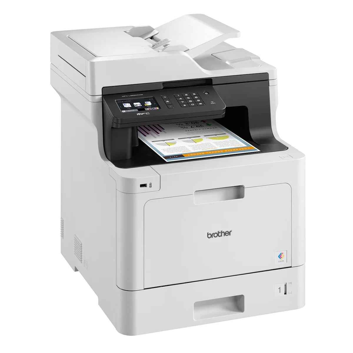 Brother MFC-L8690CDW Wireless All-in-one Laser Printer, Full Color With Advanced Duplex Printing, Gigabit Ethernet, High Yield Tonner | 8CE82300141