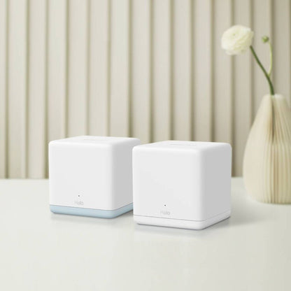 MERCUSYS Halo H32G AC1200 Whole Home Mesh Wi-Fi System, 2-Pack | Dual-Band Wi-Fi 5 | 867 Mbps + 300 Mbps | MU-MIMO | Beamforming | Access Point Mode | White