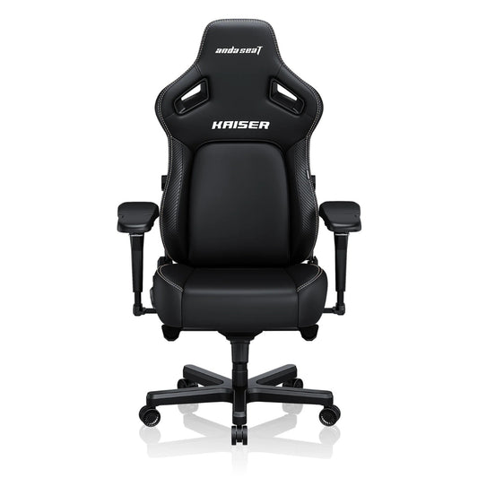 AndaSeat Kaiser 4 Series XL – Premium PVC Leather Gaming Chair (Elegant Black)