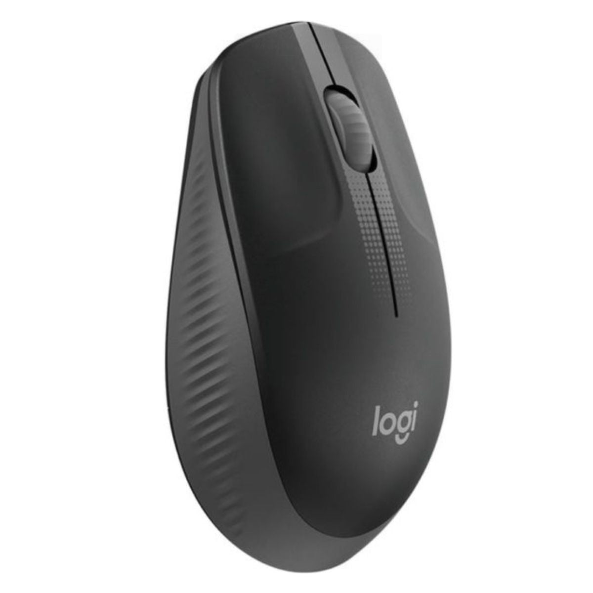 Logitech M190 Full-Size Wireless Mouse | 1000 DPI | 3 Buttons | 18-Month Battery | Wide Scroll Wheel | Charcoal | 910-005905