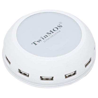 TwinMOS 10-Port USB 2.0 Hub – High Performance Multi-Port USB Expansion | EzeeHUB-210R1