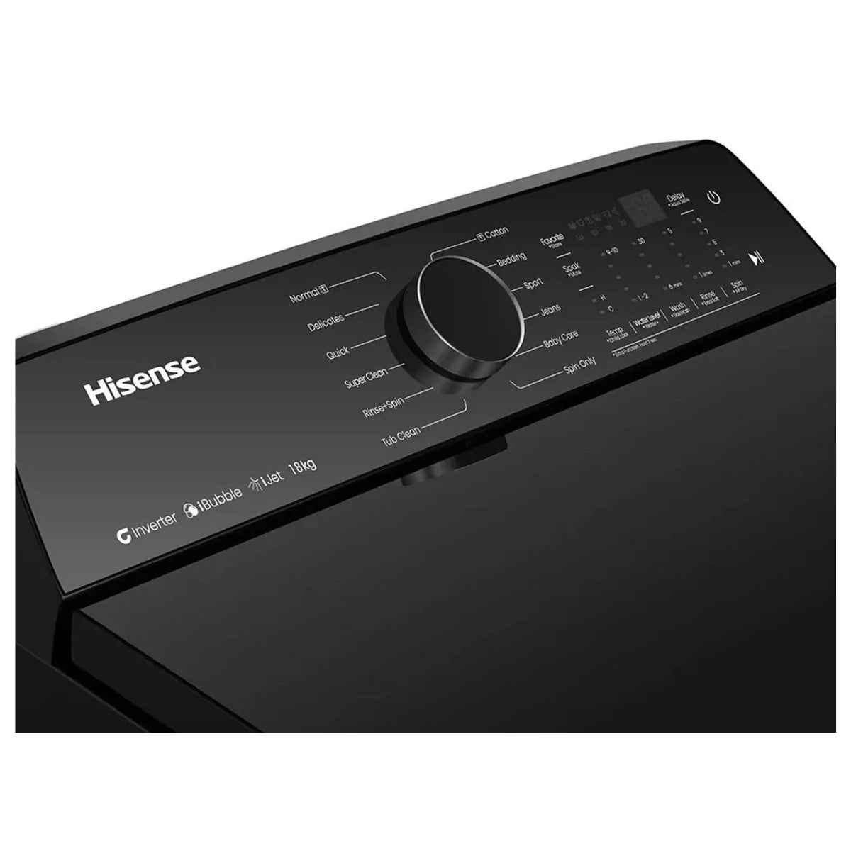 Hisense WT5I1823DB  18 kg Top-Load Washing Machine – Inverter Motor