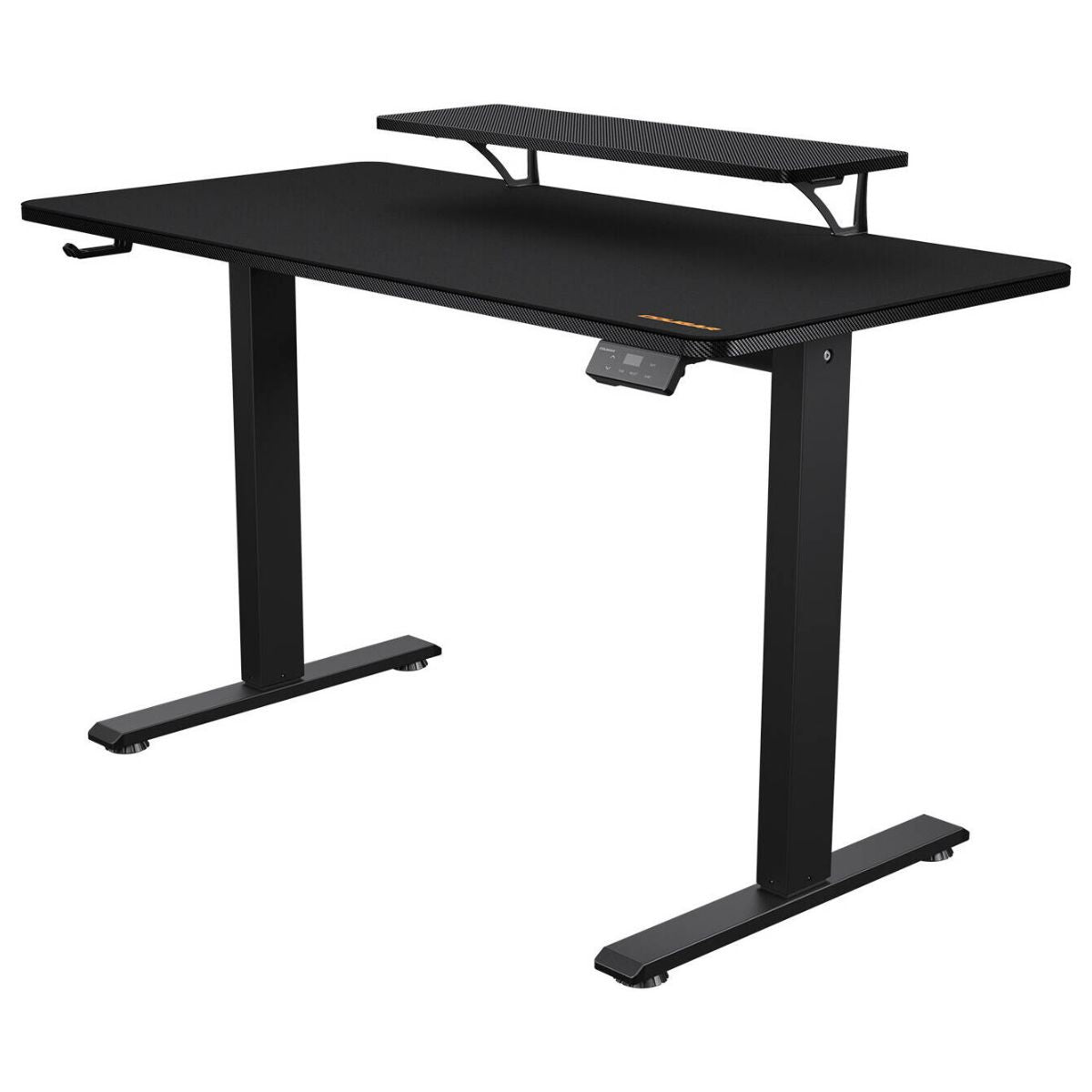 Cougar E-STAR 120 Gaming Desk – Electric Height Adjustable, Full Desk Mouse Pad, Monitor Stand, Cable Management (Black)
