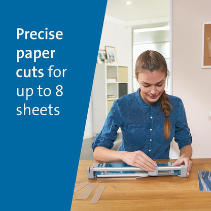 Dahle 507 Craft Creative DIN A4 Self-Sharpening Paper Trimmer | Safety Cutting Protection | Blue | DHL 00507-24040