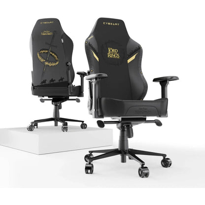 Cybeart Lord of the Rings Blacked Licensed Edition Gaming Chair | Supreme PU Leather | Cold-Cured Foam | 4D Armrests | 165° Recline | 150kg | LRB
