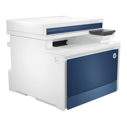 HP 4303fdw Color LaserJet Pro MFP Printer, Print, Copy, Scan, Fax, Up to 35 ppm Print Speed, Automatic Duplex Printing, Up to 600x600 dpi Resolution, 4.3" WLED Display, Flatbed Scanner, White | 5HH67A