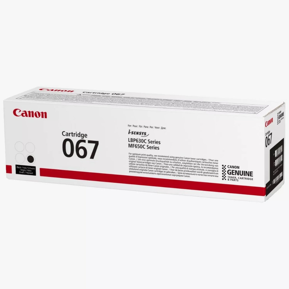 Canon 067 Black Original Toner Cartridge – Sharp Black Printing, Reliable Canon Performance