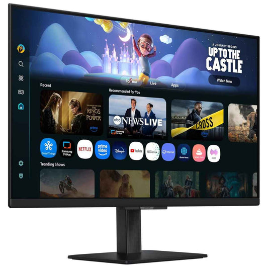Samsung M5 M50F Smart Monitor – 27" FHD IPS Display, Smart TV Apps, Wi-Fi &amp; Bluetooth