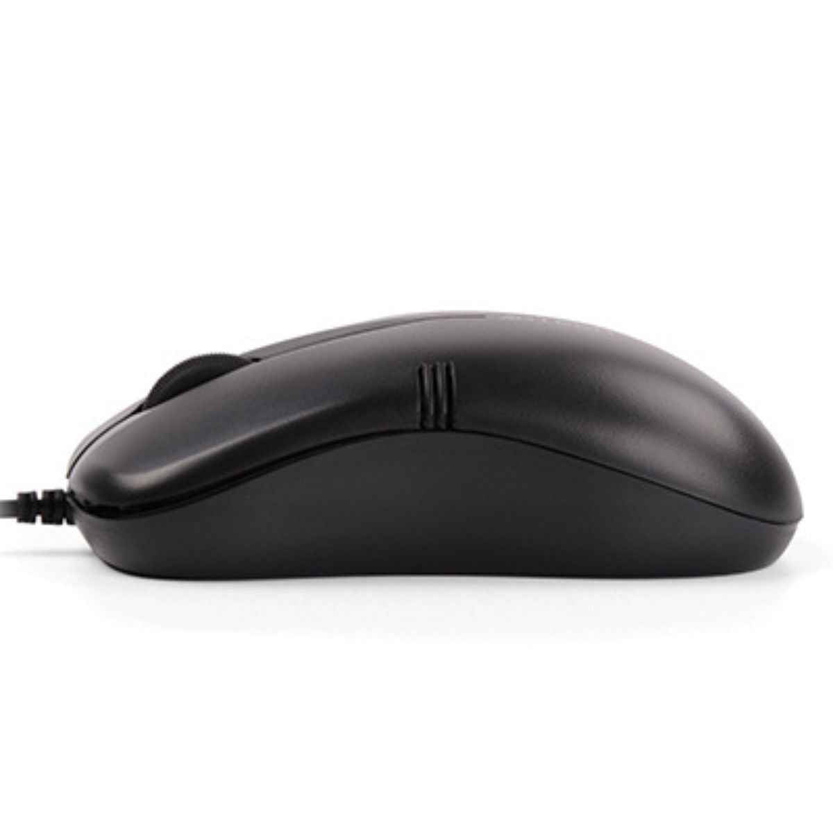 A4Tech OP-560NU / OP-560NUS Wired Silent Mouse – 1200 DPI, 4-Way Scroll, Dust-Resistant Wheel, Black