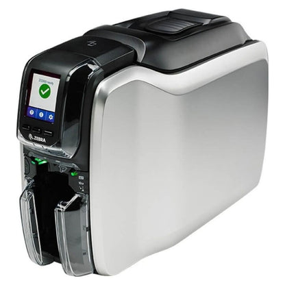 Zebra ZC300 Dual-Sided ID Card Printer | 300 DPI | USB 2.0 & Ethernet | Color LCD | 1500-Image Ribbon | ZC32-000C000EM00
