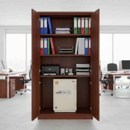 Valberg FRS-66 KL Fire Resistant Safe, 2 Key Locks, 75kg - Office  Dual Key Locks, White