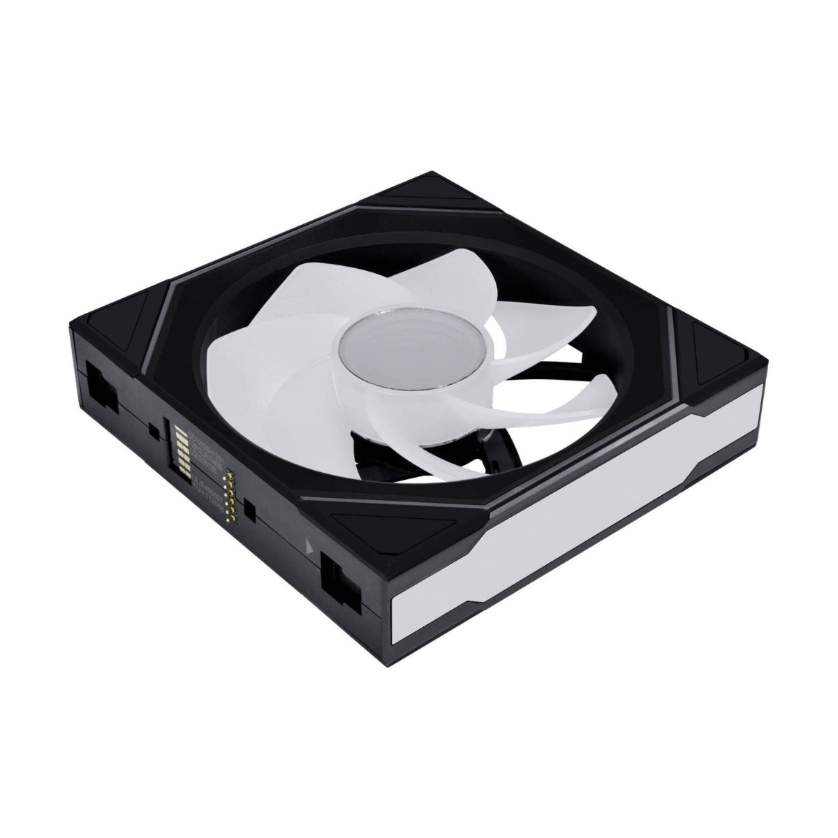 Lian-Li UNI FAN SL-INF Wireless Reverse Blade 120mm Case Fans – 2200 RPM, 69.7 CFM Airflow, FDB Bearing, Pack of 3 | Black / White