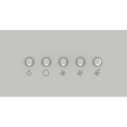 Gorenje WHU629ES/S Undercabinet Cooker Hood, 60cm, High Extraction Rate, Re-Circulating &amp; Ducted Ventilation, Quiet Operation, LED Lighting, Silver
