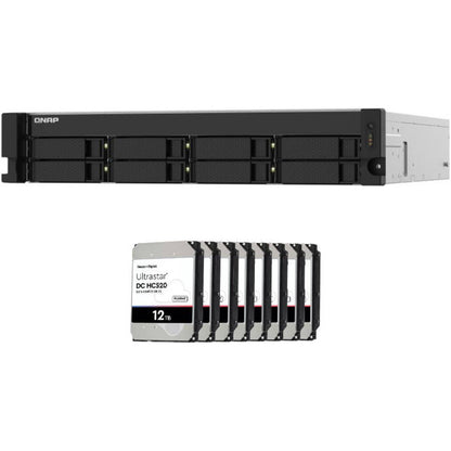 QNAP TS-832PXU-RP-4G 8-Bay 2U Rackmount NAS – AL324 Quad-Core, 10GbE, Redundant PSU | 3 Years Warranty