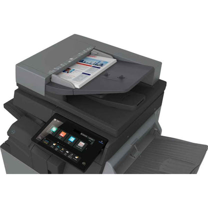 SHARP BP-50C31 A3 Color MFP Laser Printer, 31PPM Print Speed, Std 650 Max 6,300 Sheets Paper Capacity, 128 GB SSD, 1200 DPI, 10.1" Touch Panel, Smart Scanning, Gray | BP-50C31