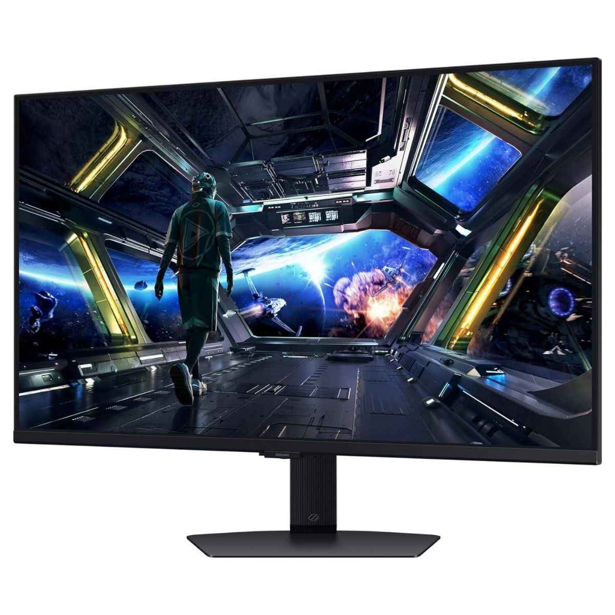 Samsung Odyssey G7 (G70D) Gaming Monitor, 32" IPS Display, 4K UHD Resolution, 144Hz Refresh Rate, 1ms (GtG) Response Time, AMD FreeSync Premium Technology, 1B Color Support, Black