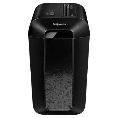 Fellowes Powershred LX65 Cross-Cut Paper Shredder | 10 Sheet Capacity | 4 x 40mm Cross-Cut Particles | SafeSense Technology | 22L Bin | Black | 4400701