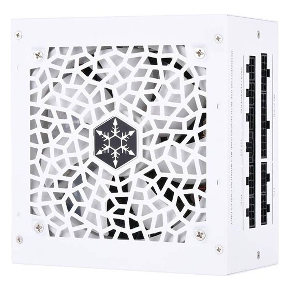 SilverStone DA850R Fully Modular Power Supply, 80 PLUS Gold, 850W ATX 3.0 & PCIe 5.0, Active PFC, Silent 120mm Fan, Advanced Protections, 12V-2x6 PCIe Connector, White