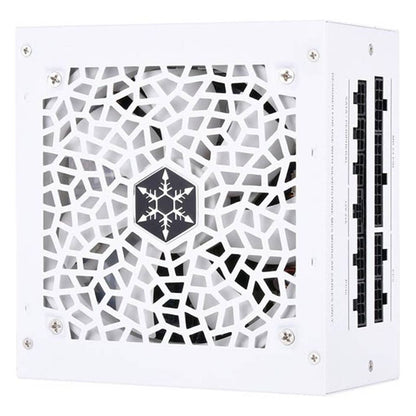 SilverStone DA850R Fully Modular Power Supply, 80 PLUS Gold, 850W ATX 3.0 & PCIe 5.0, Active PFC, Silent 120mm Fan, Advanced Protections, 12V-2x6 PCIe Connector, White
