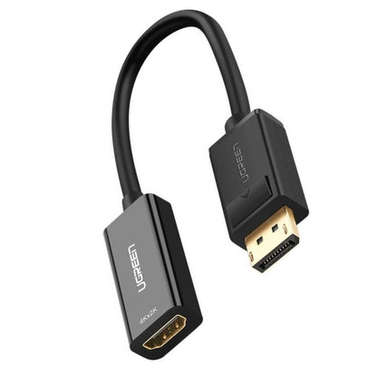 UGREEN 40362 DisplayPort to HDMI Female Adapter | 1080P | Plug & Play | Black