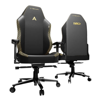 Cybeart NEO Series Imperial Edition 2.0 Gaming Chair, Supreme PU Leather, Memory Foam Lumbar Pillow, 60mm Caster Wheels, 4D Armrest, Inbuilt Lumbar Arch, 150Kg Max Weight, Imperial | GC-PUAPEXNEO-01