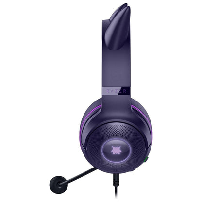 Razer Kraken Kitty V2 Gaming Headset | 40mm TriForce Drivers | HyperClear Cardioid Mic | Chroma RGB | USB Type-A | Gengar Pokémon Edition | RZ04-04730300-R3M1