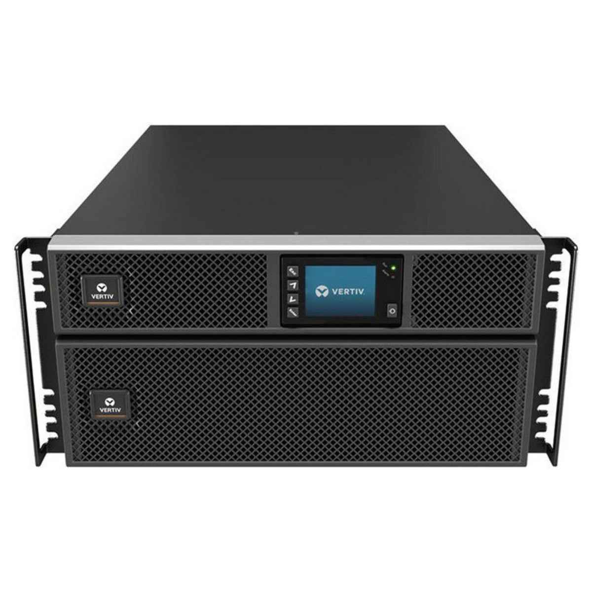 Vertiv Liebert GXT5-6000IRT5UXLE UPS, 6000 VA / 6000W Capacity, Graphic LCD, On-line (VFI) Mode, Integrated Batteries, 50 or 60Hz Frequency, Energy Star 2.0 Certified, 5U Rack, Black | 6000IRT5UXLE