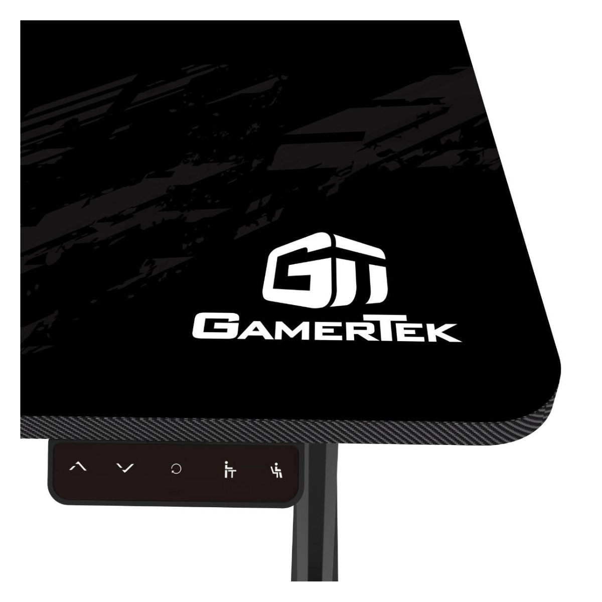 GamerTek GT-Elevate X Gaming Desk – Adjustable Height, Sit & Stand, 140x60cm, Red & Black