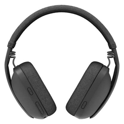 Logitech Zone Vibe 100 Wireless Headset | 40mm Drivers | Bluetooth | Up to 30m Range | Flip-to-Mute Mic | 20H Battery | USB-C | Black | 981-001213