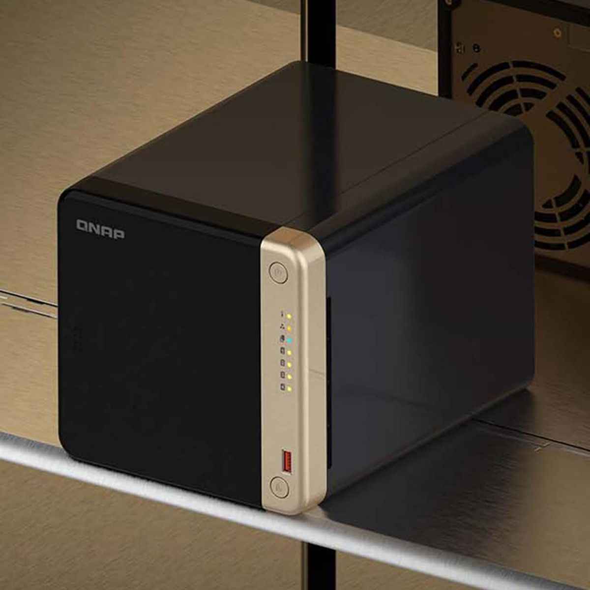 QNAP TS-464-8G 4-Bay Desktop NAS – Intel® Celeron®, 2.5GbE, NVMe, HDMI | 3 Years Warranty