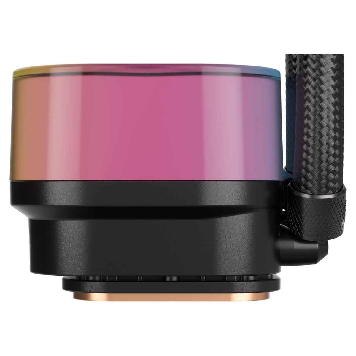 Corsair iCUE LINK H170i RGB AIO Liquid CPU Cooler, 420mm Radiator, 3x QX140 RGB Fans, 2000 RPM Fan Speed, Up to 82.5 CFM Air Flow, Copper Cold Plate, Aluminum Radiator, Black