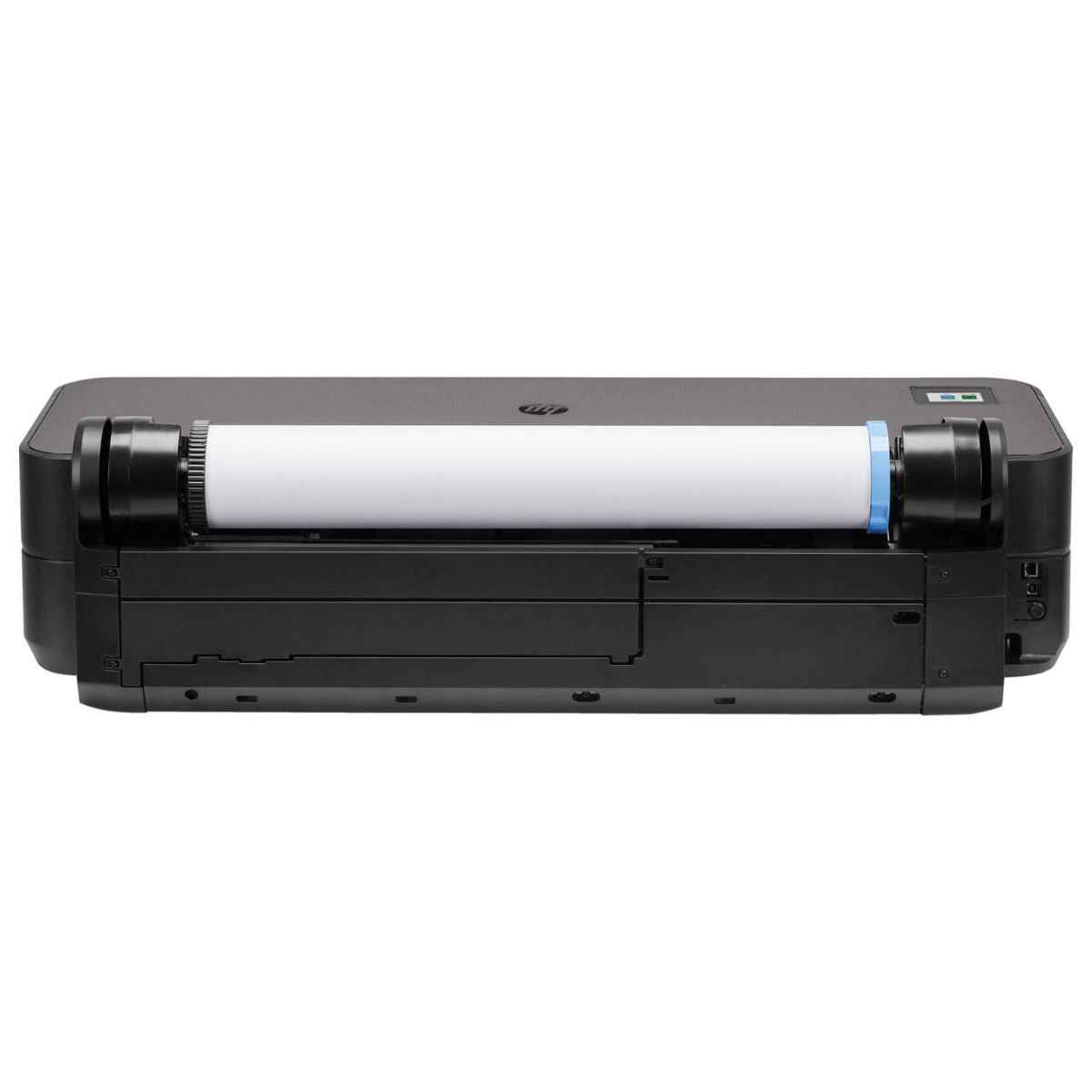 HP DesignJet T230 24" Inkjet Printer, Up to 5.5pl Ink Drop, 35 SPP Printed Speed, Up to 2400 x 1200 DPI Resolution, Sheet Feed, Roll Feed, Automatic Horizontal Cutter Output Handling, Black | 5HB07A