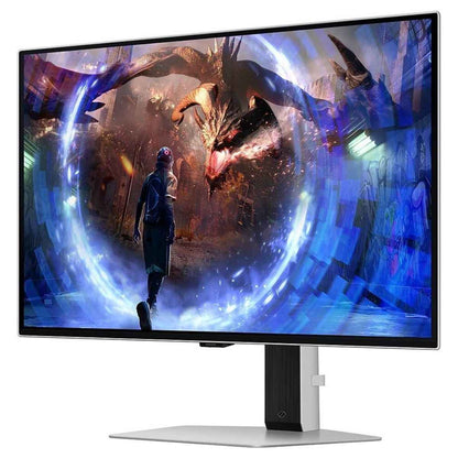 SAMSUNG Odyssey OLED G6 G60SD Gaming Monitor | 27" QHD OLED Display | 360Hz Refresh Rate | 0.03ms Response Time | AMD FreeSync Premium Pro | Silver | LS27DG602SMXUE