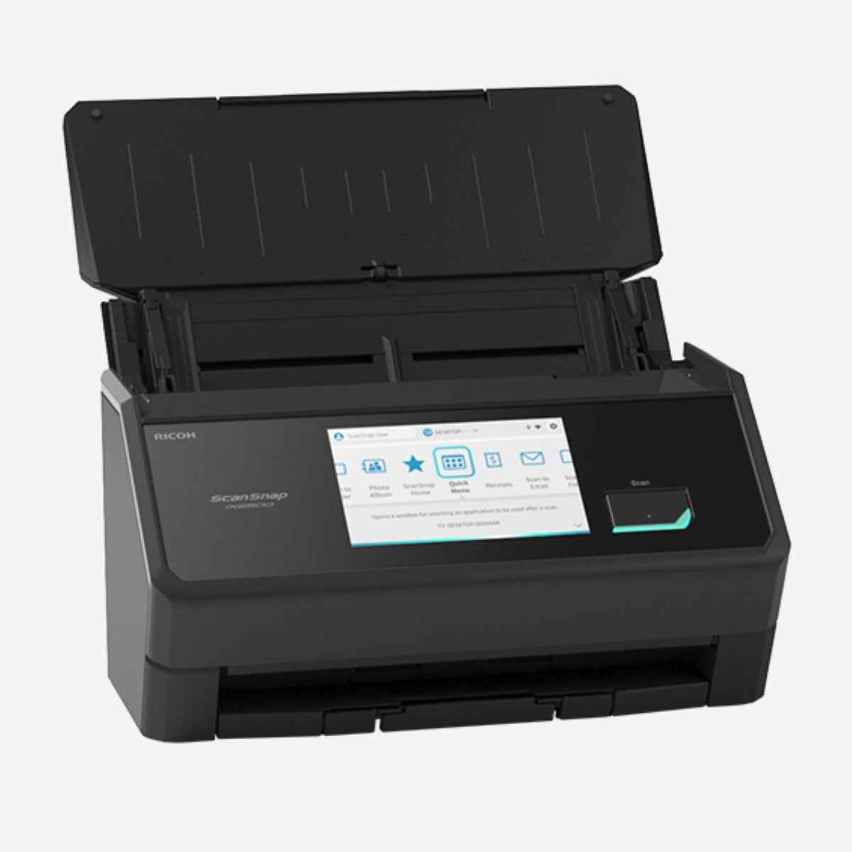 ScanSnap iX2500 Wi-Fi Enabled Touch Screen Document Scanner – Standard Edition (Black), High-Speed Duplex ADF, 600 dpi, Cloud &amp; Mobile Scanning