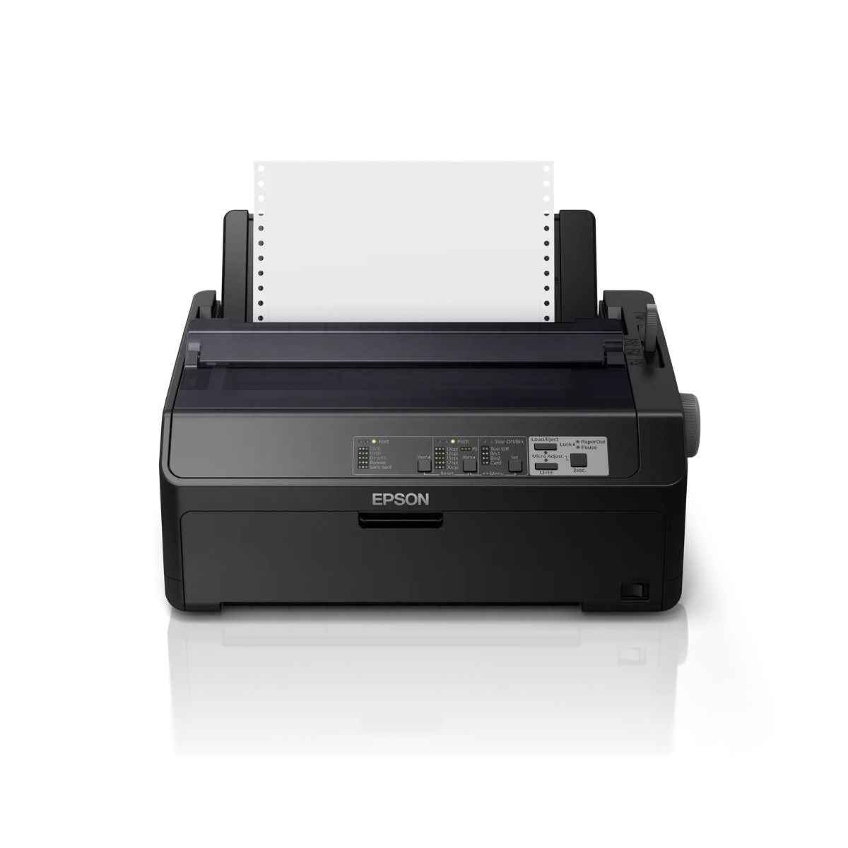 Epson FX-890II 9-Pin Dot Matrix Impact Printer, High-Speed Monochrome Printing, USB &amp; Parallel Connectivity, Heavy-Duty Continuous Forms Printer | C11CF37402