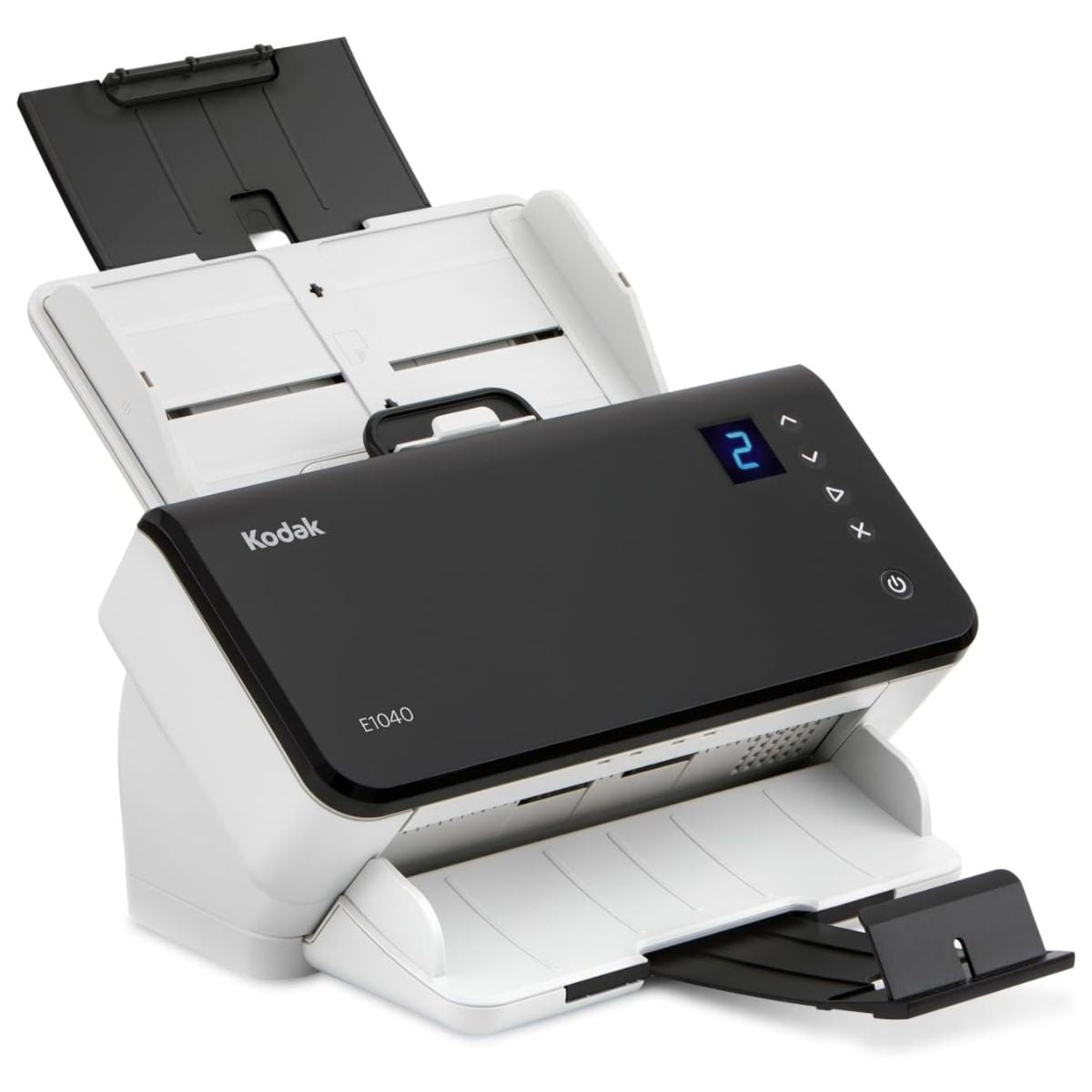 Kodak Alaris E1040 Scanner, 40ppm/80ipm Speed, 600dpi Optical Resolution, Up to 80 Sheets Feeder Capacity, Up to 5,000 Pages Per Day, White/Black | 8011892