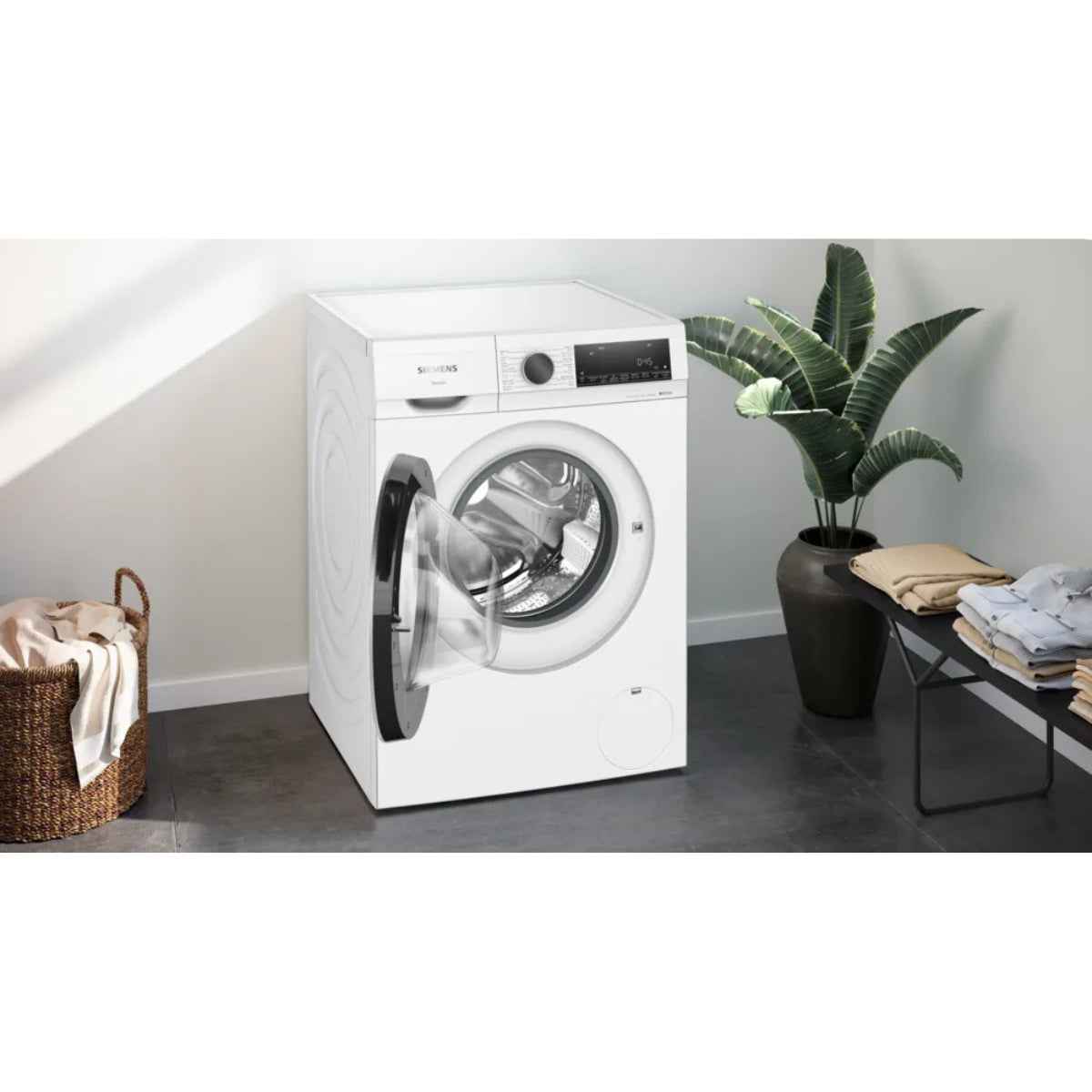Siemens iQ300 WG44A100GC 9kg Front-Load Washing Machine – 1,400 rpm, stain Removal, White Finish