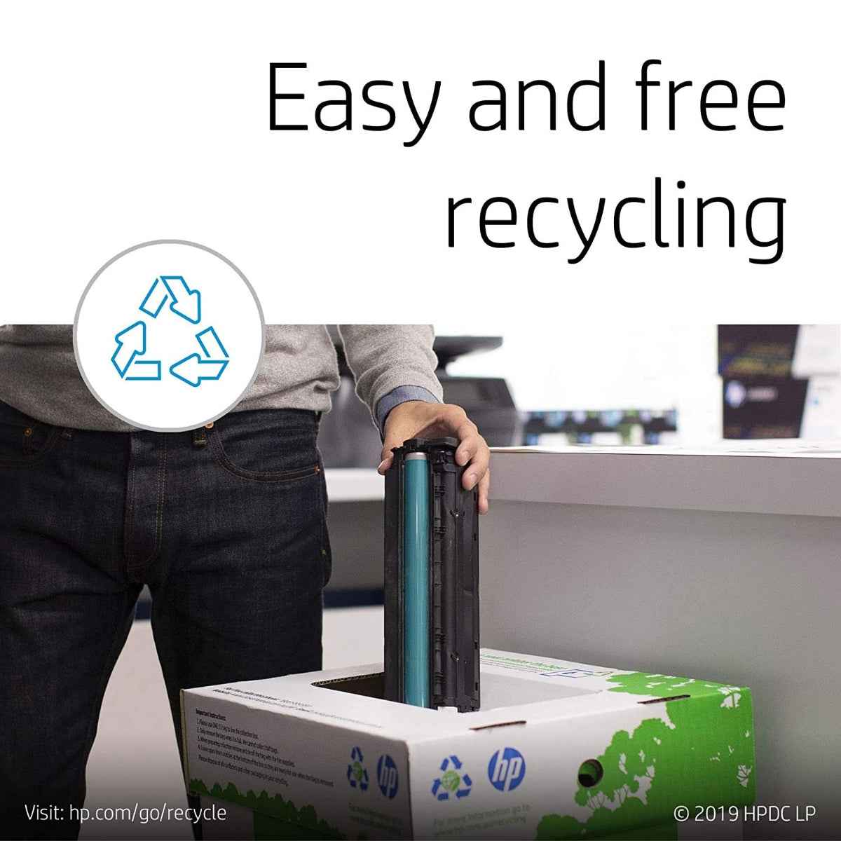 HP 415A Black Original LaserJet Toner Cartridge (W2030A) — Black, Approx. 2,400 Pages