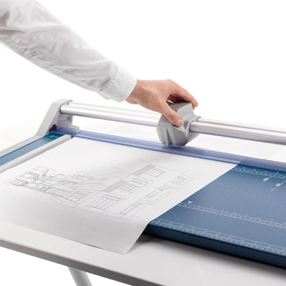 Dahle 554 Professional Rotary Trimmer | 71.1 cm Cut Length | 20 Sheet Capacity | Self-Sharpening | Dual Guide Bar | Automatic Clamp | German Engineered | DHL 00554-15002