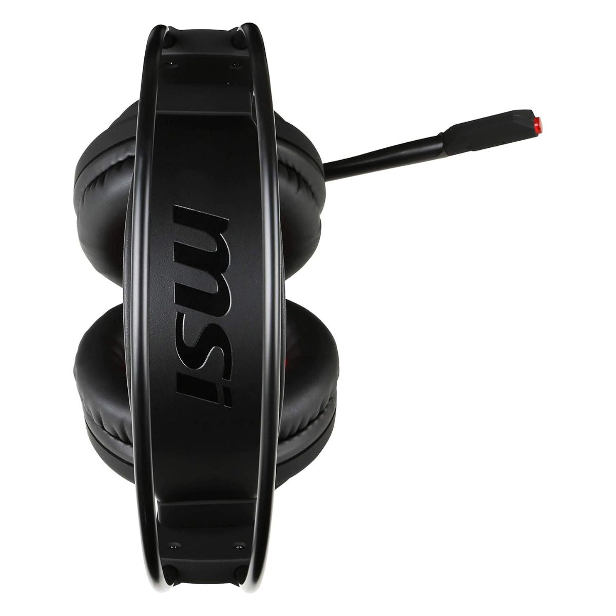 MSI DS502 Enhanced Virtual 7.1 Gaming Headset | 40mm Drivers | Vibration System | LED Lighting | Adjustable Microphone | Black/Red | S37-2100911-SV1