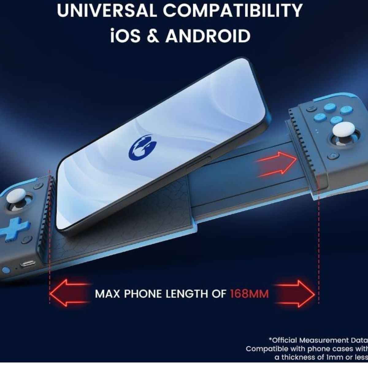 GameSir X2s Bluetooth Mobile Gaming Controller for iOS, Android & PC, Hall Effect Joystick, Bluetooth 5.3 | X2s-Bluetooth
