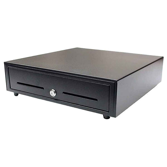 EPOS ECH-410 POS Cash Drawer Standard Size- Black color - 5 notes and 8 Coins with RJ11 Interface