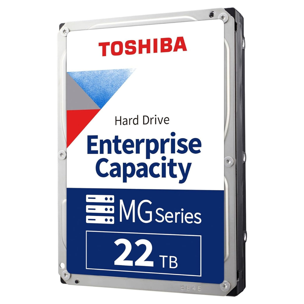 Toshiba MG10F Series Internal HDD, 22TB Capacity, 7200 RPM 3.5" SATA, Up to 271 MB/s Transfer Speed, SATA III 6 Mb/s Interface, 512MB Cache, CMR Construction | MG10AFA22TE