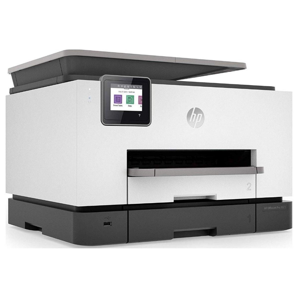 HP OfficeJet Pro 9023 All-in-One Printer, Print, Copy, Scan, Fax Functions, Print Speed Up to 24 ppm (Black) & 20 ppm (Color), Up to 1200 x 1200 Rendered DPI, 35 Sheets, Light Basalt | 1MR70B