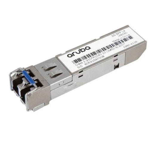 HPE Aruba 1G SFP LC LX Transceiver – 1Gbps, 10km SMF Optical Module