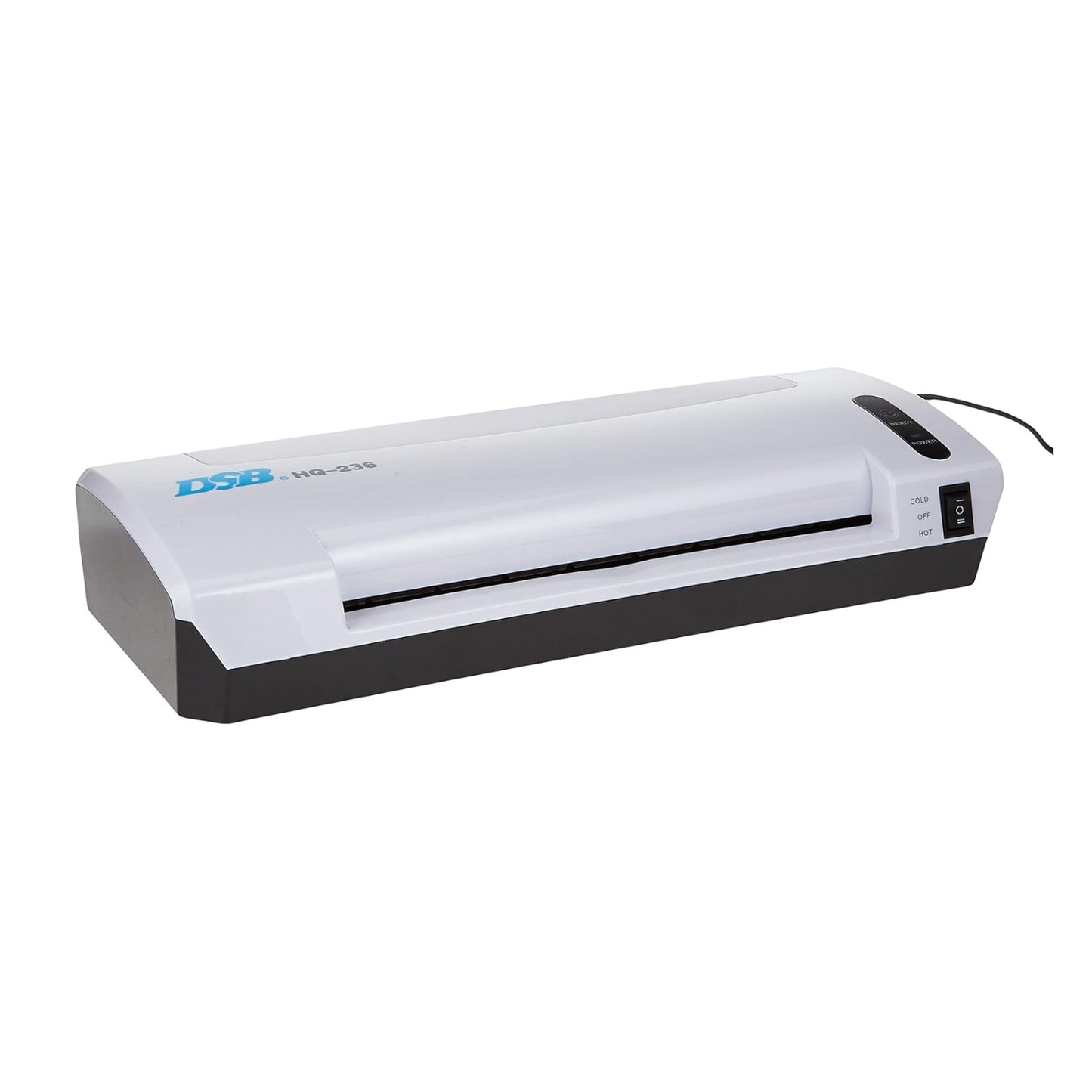 DSB A4 Laminator + Trimmer HQ236 – Hot & Cold Laminating, 2-Roller System, Built-in Cutter, 230mm Width, Compact Portable Design