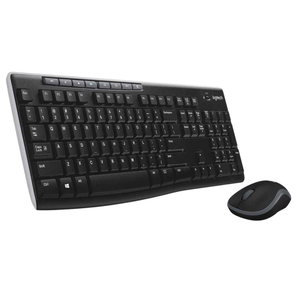 Logitech MK270 Wireless Keyboard & Mouse Combo – Full-Size Keyboard, 2.4GHz, Long Battery Life