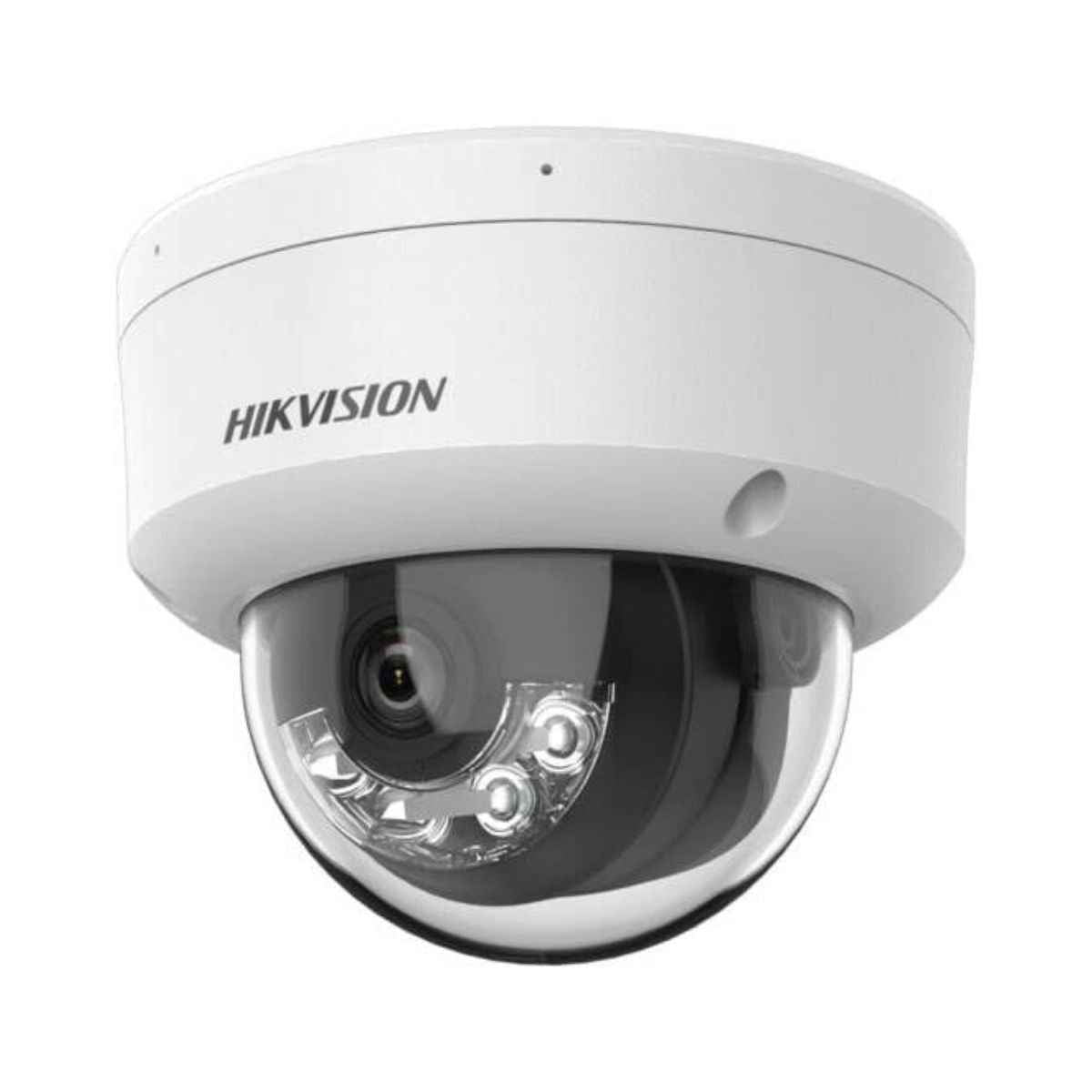 Hikvision DS-2CD1143G2-LIU 4MP Fixed Dome IP Camera with Smart Hybrid Light, 2.8mm Lens, Built-in Microphone &amp; AcuSense AI, IP67 &amp; IK08 Protection