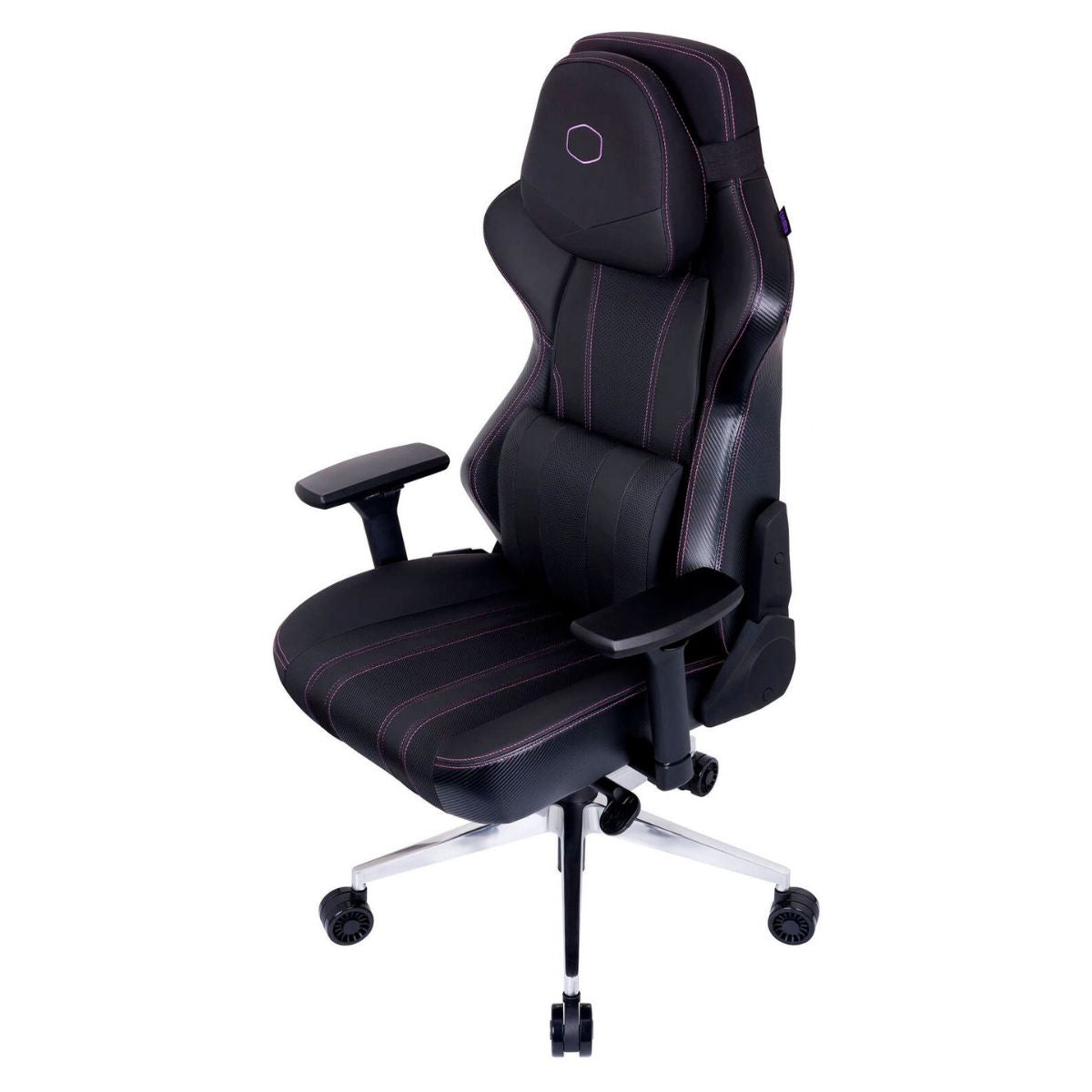 Cooler Master Caliber X2 Gaming Chair | Adjustable Lumbar Support | 180° Recline | Unibody Cold Molded Foam | Steel Frame | 75mm Silent Caster | 4D Armrest | Black