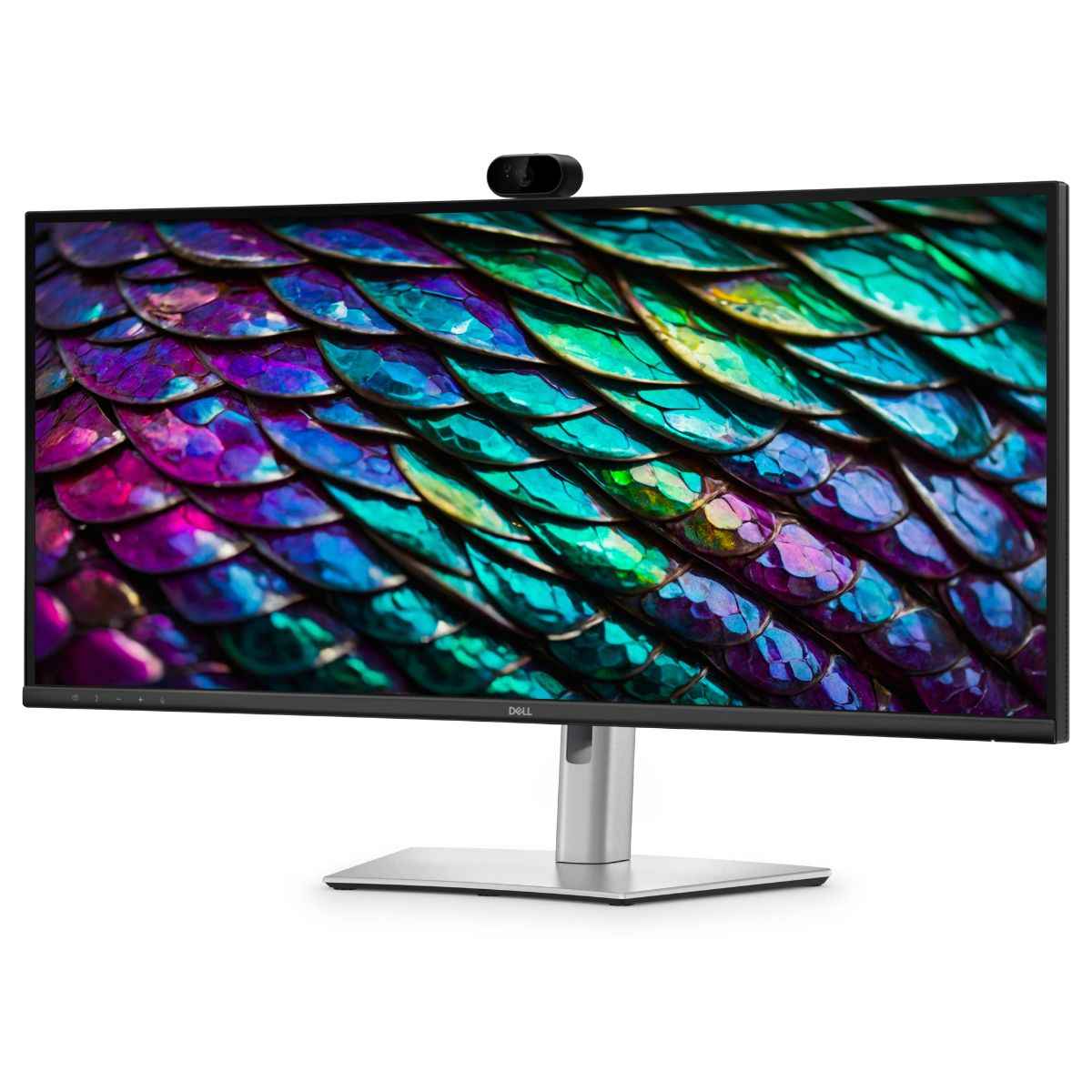 Dell Pro P3426WEB 34" Curved USB-C Hub Conferencing Monitor, WQHD IPS Display, 120Hz Refresh Rate, Built-in 4K HDR Webcam, USB-C Hub with 90W Power Delivery, RJ45 Ethernet | P3426WEB
